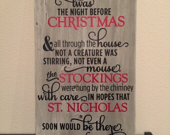 Twas The Night Before Christmas