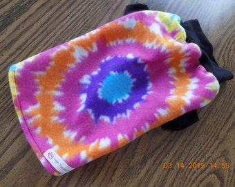 Dog Coat//Dog Shirt//Dog Clothing//Tie-Dye//Shirt for Dogs//Fleece Tie-Dye Pullover Shirt for Dogs (S-M-L)