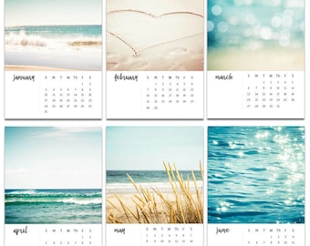 2018 calendar nautical decor beach photography calendar 2018 4x6 5x7 ocean calendar with easel 2018 calender with stand mini desk calendar
