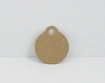 60 Round Kraft Hang Tags