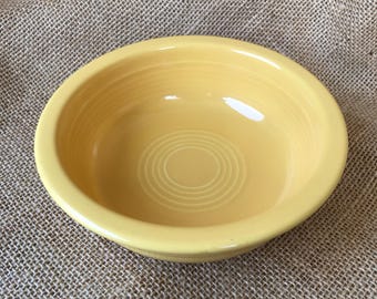 Vintage Fiesta Berry Bowl Yellow