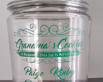 SVG / Grandma's Cookies / SVG cookie jar design / Grandmas