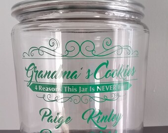 Download SVG / Grandma's Cookies / SVG cookie jar design / Grandmas