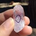 Brandberg amethyst point w/ moving Enhydro (gas bubble) Crystal Quartz (#27)