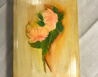 Vintage Handpainted Stationary Box