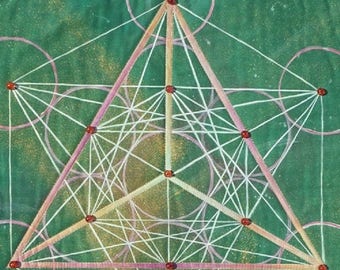 Sunrise on the Mist Metatron Cube