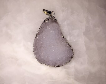 Chalcedony Cluster Pendant