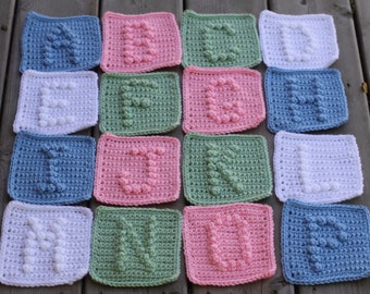 Crochet Alphabet Etsy Nz