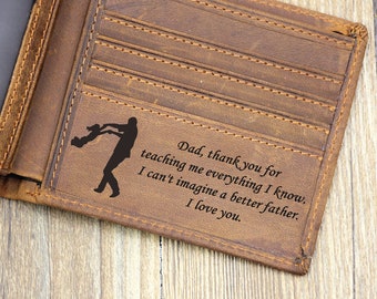 Personalized Mens Wallet, Custom Father's Day Wallet, Engraved Wallet, Personalized Monogrammed Leather Wallet, Wallet , Father's Day gift