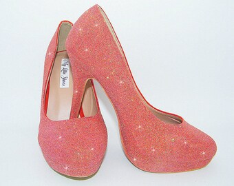 chaussures orange mariage