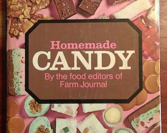 Homemade Candy by the Food Editors of Farm Journal 1970s Cookbook - Vintage
