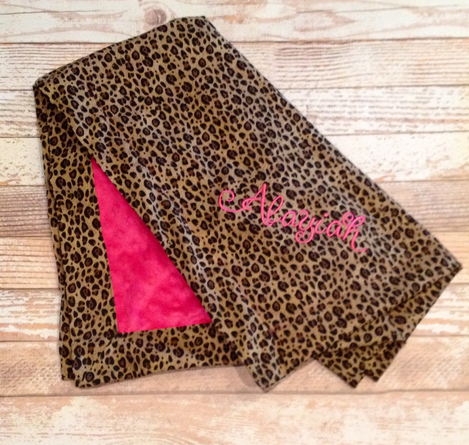 plush cheetah blanket