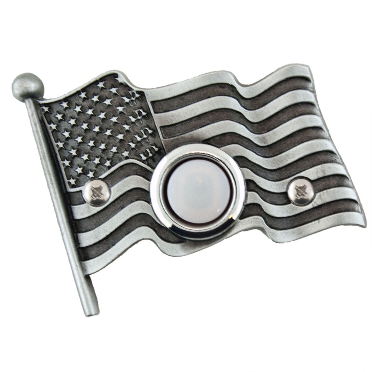 American flag decorative Doorbell button cover with lighted
