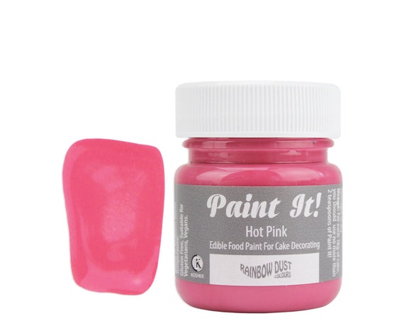Hot Pink Edible Paint Pot - edible art paint, edible paint, edible ... Hot Pink Edible Paint Pot - edible art paint, edible paint, edible ...