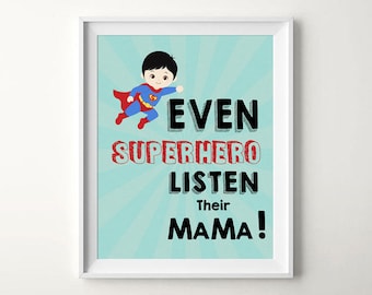 Superhero prints, Superhero art,Kids quotes,Superhero nursery,Superhero wall art,Superman,Boys room decor,Boys nursery art, Superhero