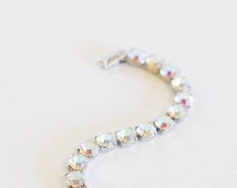 Vintage Rhinestone Tennis Bracelet