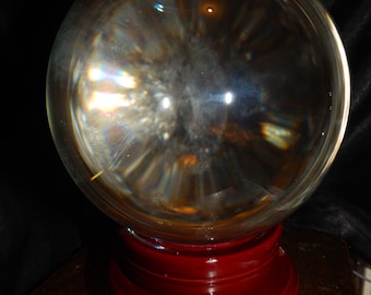 Extra LARGE Genuine CLEAR QUARTZ Sphere - 10+ Pound Clear Quartz Orb - 150mm Gemstone Sphere - Metaphysical Crystals - Meditation - Scrying