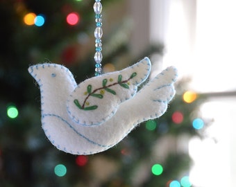 Peace Dove Ornament PDF PATTERN