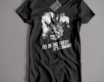 Inspired by Kate Bush T Shirt - Night Of The Demon "It's In The Trees" Classic Rock T shirt Old Skool Hooligans