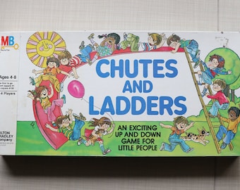 Chutes And Ladders Board Game Milton Bradley 1979