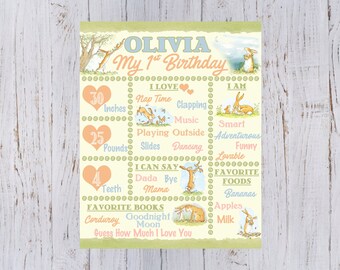 Guess How Much I Love You Birthday Board
