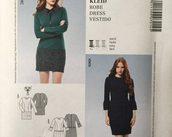 Burda Sewing Pattern 7014 Ladies Misses Dress Size 6-16 Uncut Young look