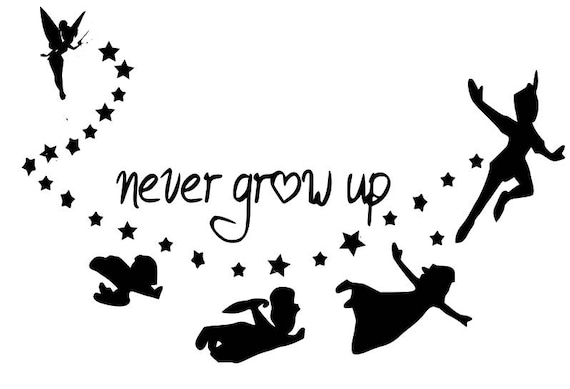 SVG disney peter pan never grow up peter pan quote disney