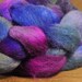 English Wool Blend Dyed Top - 'Fluorite'