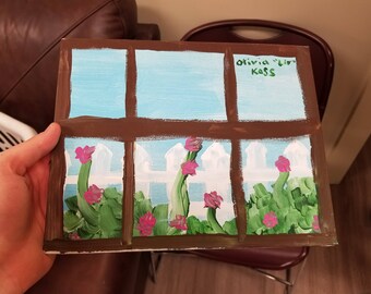 Garden through the window