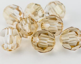 Swarovski 5000 Golden Shadow Faceted Bead (2mm, 3mm, 4mm, 6mm, 8mm, 10mm)