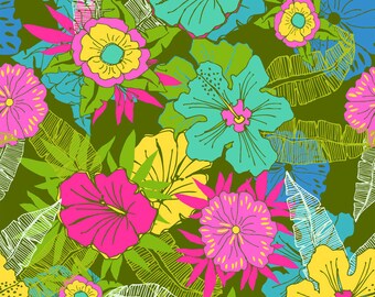 Hawaiian - Molokai Lush Green Floral