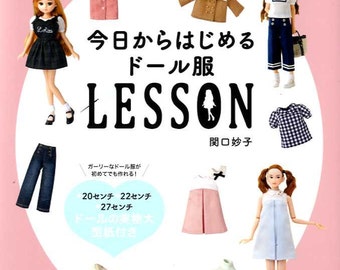 Doll Clothes Sewing Book - Japanese Craft Book