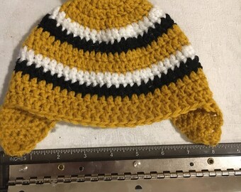 Hand-crocheted wintertime hat