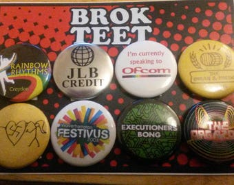 Peep Show Badge set
