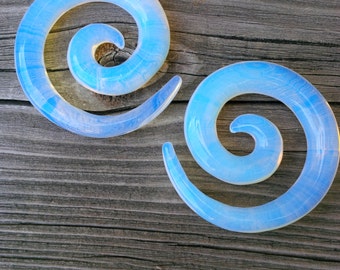 Opalite Glass Spiral