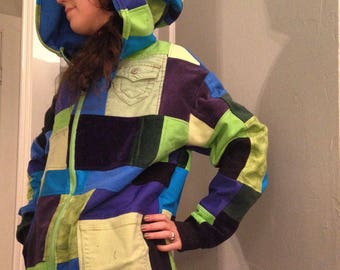 Your Choice Patchwork Hoodie