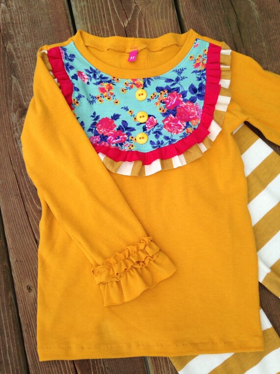 infant yellow long sleeve shirt