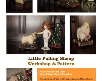 Little Pulling Sheep Workshop And Pattern