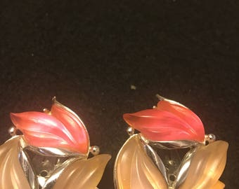 Vintage Lucite Jelly Earrings