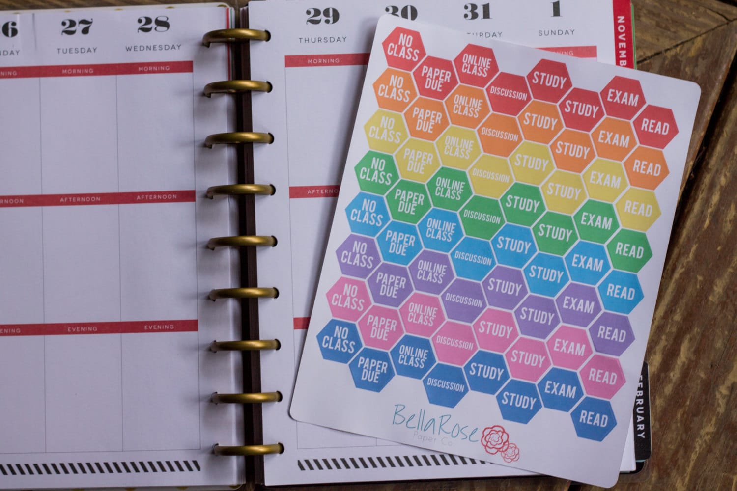 custom planners for college students
