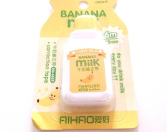 Correction tape kawai bottle I love Milk