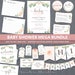 Floral baby shower decor, printable templates spring baby shower, invitations, advice cards, diaper raffle, books for baby insert, DIGITAL