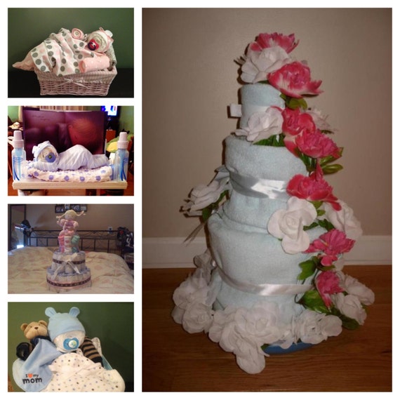 Items similar to Made to order Baby or Wedding Shower Cakes. on Etsy