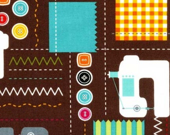 SALE, SALE, SALE - Robert Kaufman - Retro Sewing - 100% Cotton - 1 Yard