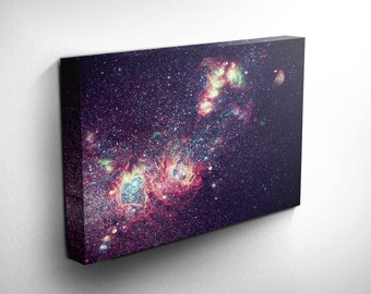 Hubble Known Universe Galaxy Wall Print Space Explorer Astronomy Gifts Him Astronomy Gifts Her Space Prints Galaxy Print Art