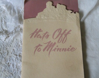 A "Hats Off To Minnie" Program and Show Ticket Seating Photographs Thru The Years With Minnie Pearl Program Ticket Photographs Souvenir