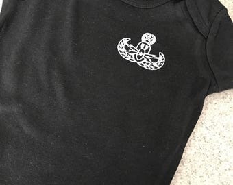EOD Explosive Ordnance Disposal Onesies Girl Boy Dad Military 18 Months