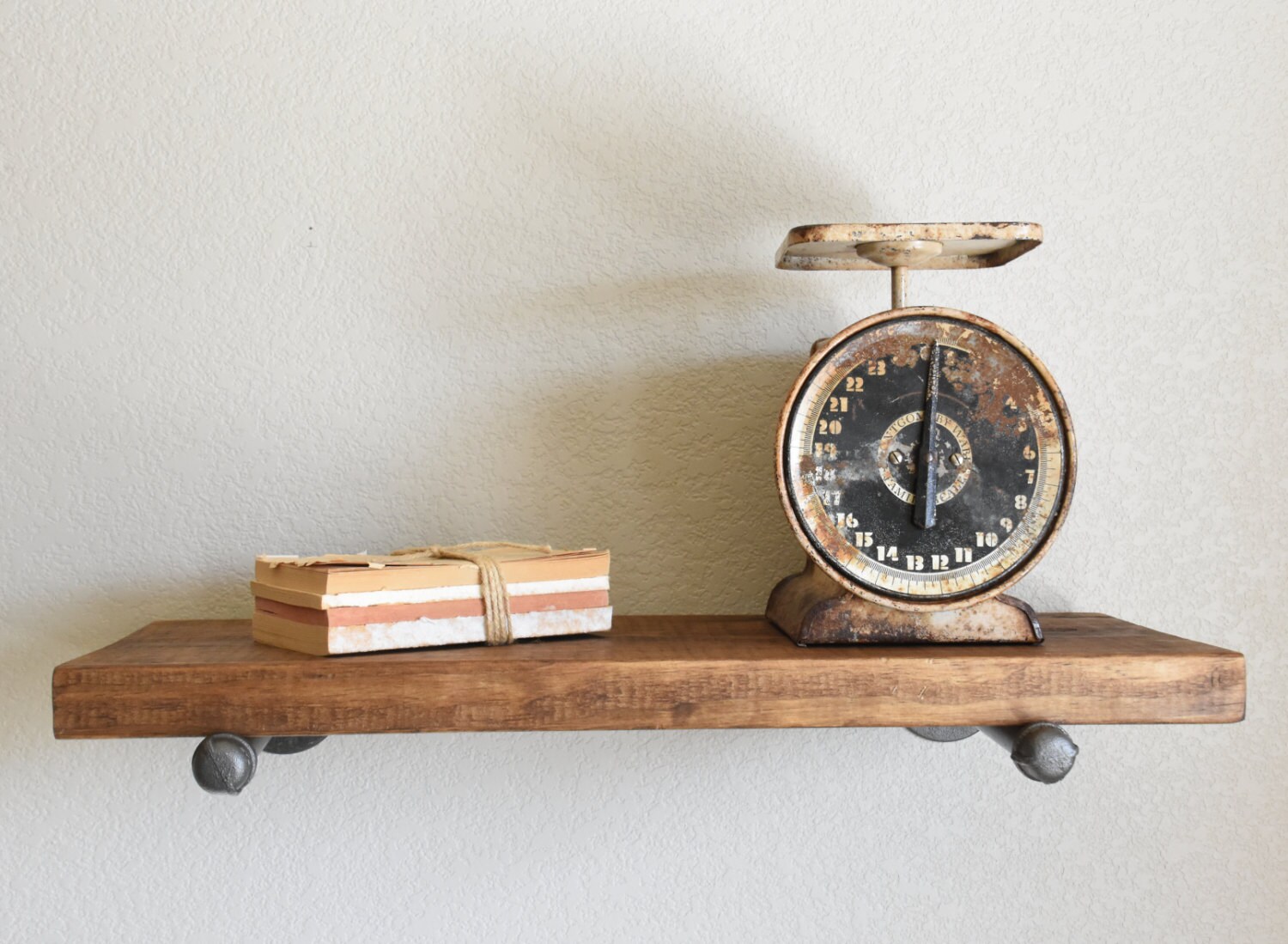 Floating Shelf 11 1 4 Deep Industrial With Pipe Floating Shelf 11 1 4 Deep Industrial With Pipe