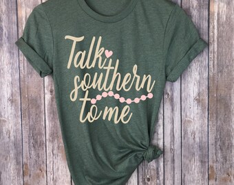 Talk Southern To Me Svg - Southern Saying Cut File - Southern Cutting File - Southern Svg - Funny Southern Saying File - Cricut Svg - Dxf