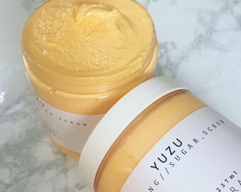 Foaming Sugar Scrub, Yuzu, Body Scrub